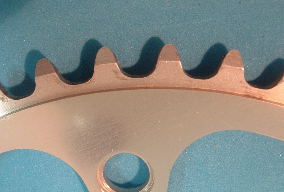 Plato de carretera Shimano 600 EX FC-6200 45T x130BCD-NUEVO/NOS 5 a 8 velocidades-arabesco Foto 2 de 4