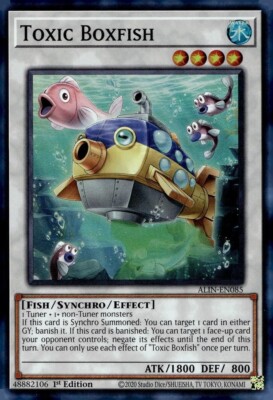 Toxic Boxfish - ALIN-EN085 - Super Rare - 1st Edition - NM/M
