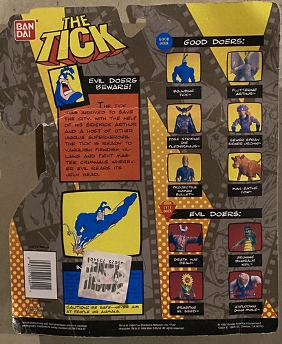 The Tick "Bounding" Tick action figure 1994 Ban Dai - Picture 2 of 2