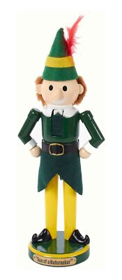 Kurt Adler Buddy the Elf 11'' Nussknacker aus Holz, Grün