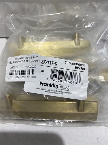 Franklin Brass P40848K Gathered Blade 3" Center to Center Bar - Picture 7 of 10