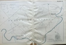 Listing image for 1882 NETHER PROVIDENCE PENNSYLVANIA SAM BANCROFT TODMORDEN HALL&MILLS ATLAS MAP
