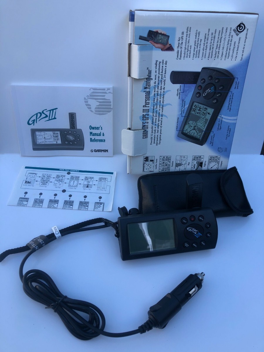GARMIN GPS111 PERSONAL NAVIGATOR *POWERFUL 12 PARALLEL CHANNEL GPS 