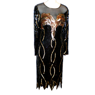 Sequined Vintage Rare Party Dress~One of the kind~M