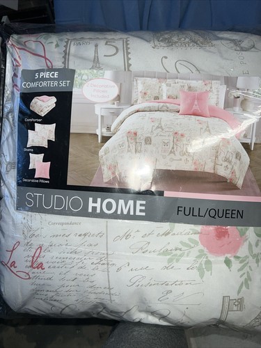 Studio Home Adult Collection Motif Novelty Paris, Full/Queen New - 第 2/4 張圖片