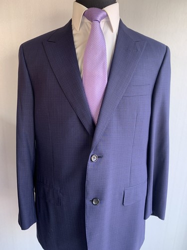 ⭐️ CANALI PEAK LAPEL IMPECCABILE SUIT 44 / 54 REGULAR ⭐️