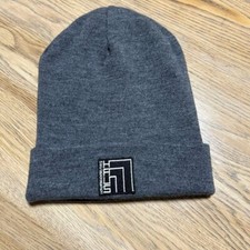 GOLDEN GOOSE GGDB Knit Cap Beanie Wool Gray