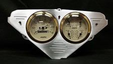 1955 1956 1957 1958 1959 Chevy Truck Quad 2 Gauge Dash Panel Cluster Set Gold