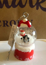 Ganz Tis the Season Personalized Ornament Blank Snow Globe 2-1/4" penguin