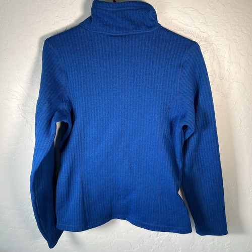 Patagonia Women’s Better Sweater Size Medium Blue Ribbed - Picture 6 of 9