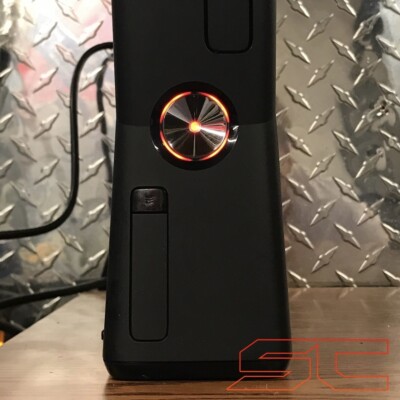 Custom Xbox 360 Slim RF ROL Ring Of Light Power Button RED Plug