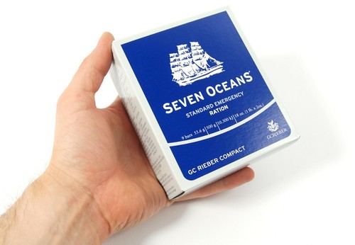 x24 500g SEVEN OCEANS Emergency Food Ration Meal HALAL VEGAN Survival Biscuits - Picture 10 of 10