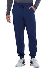 Cherokee Scrubs Men's Mid-Rise Jogger Short Pant CKA189S NAV Navy Free Ship