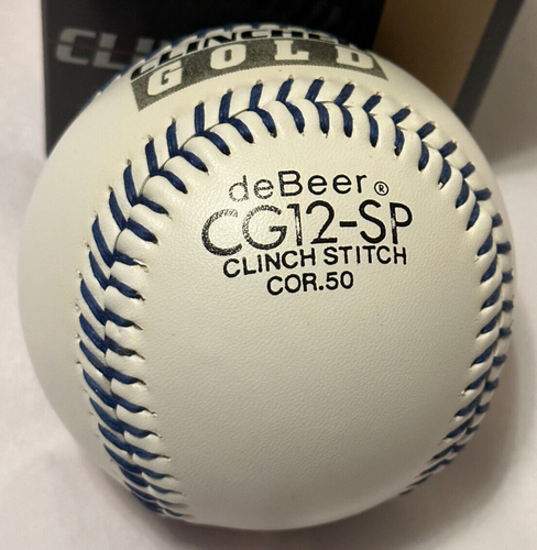 Softbol de lanzamiento lento vintage deBeer Clincher dorado CG12-SP COR. 50 *NUEVO* - Imagen 3 de 5