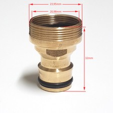 Hahnadapter M22 IG M24 AG, passend für Gardena Steckkupplung Wasserhahn Adapter 