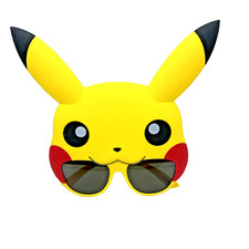 Nintendo Pokemon Sunglasses Pikachu Party Shades Sun Staches Black Yellow 2016