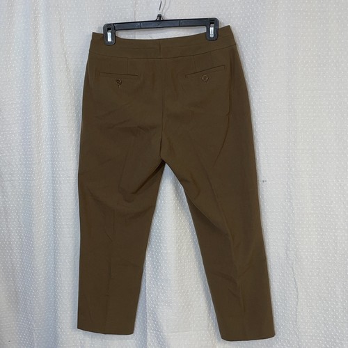 Talbots Brown Straight Leg Slacks Dressy Pants Size 4 - Picture 4 of 10