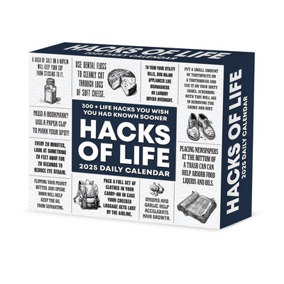 Willow Creek Hacks of Life 2025 6.2'' x 5.4'' Box Calendar w