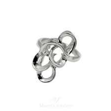 925 Sterling Silver Free Form Ring