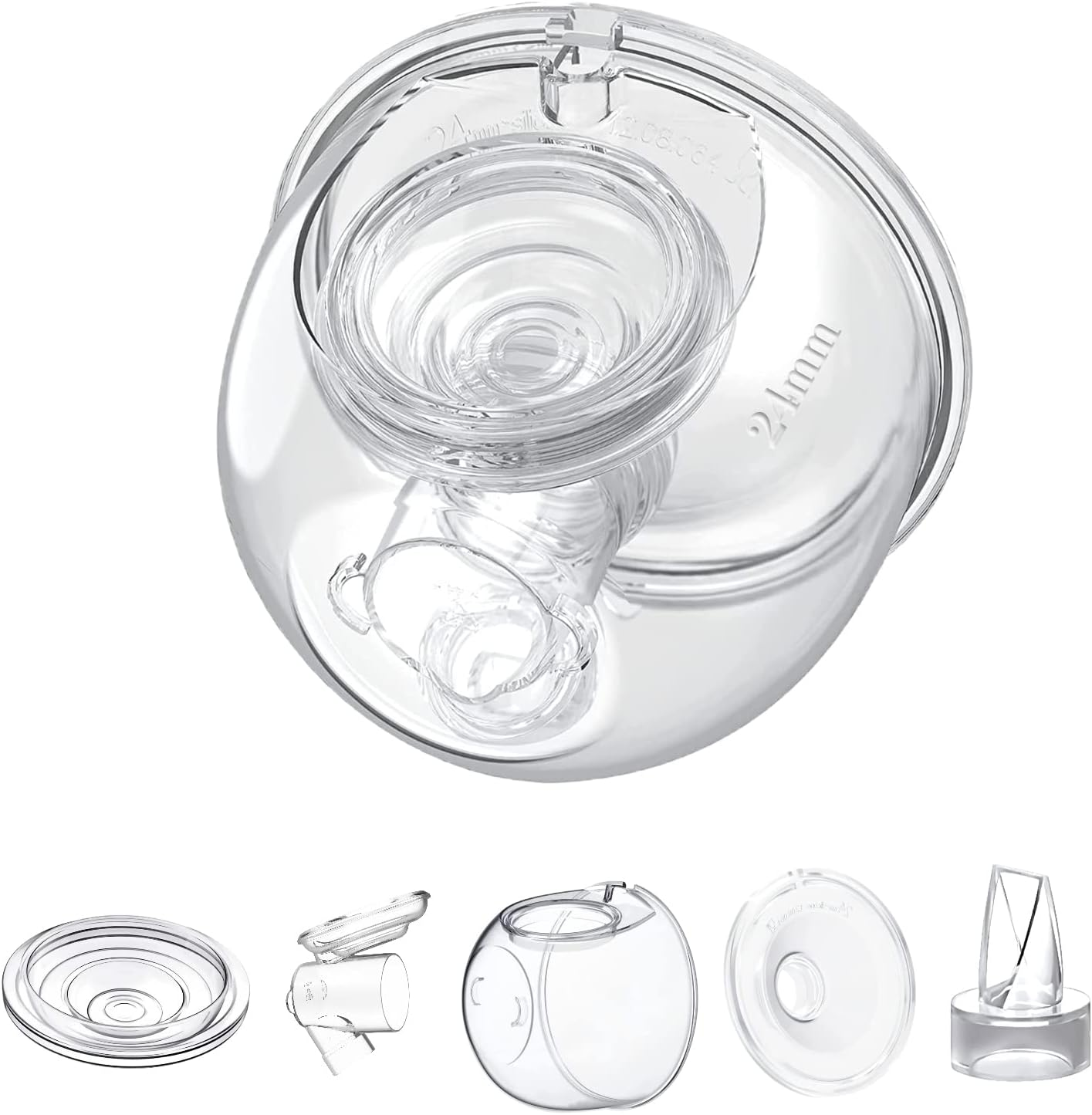 TSRETE S12/S Compatible Wearable Breast Pump Milk Collector Cups-image