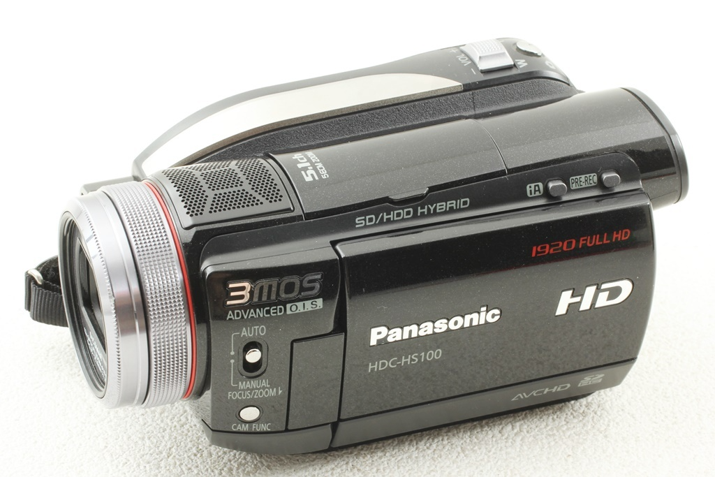 Panasonic HDC-HS100 Camcorder Video Camera English Language