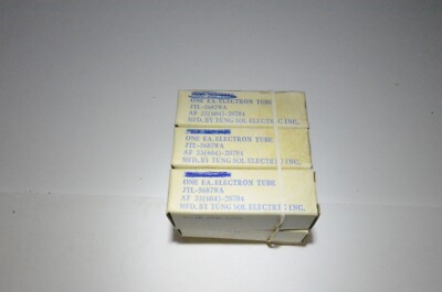 Qty6 Tung-Sol 5687WA American made miniature triode,New Old Stock