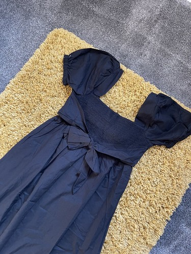 NWT Womens Dorothy Perkins Dress, Size 10, Black, Linen Blend, Summer, (36) - Picture 4 of 4