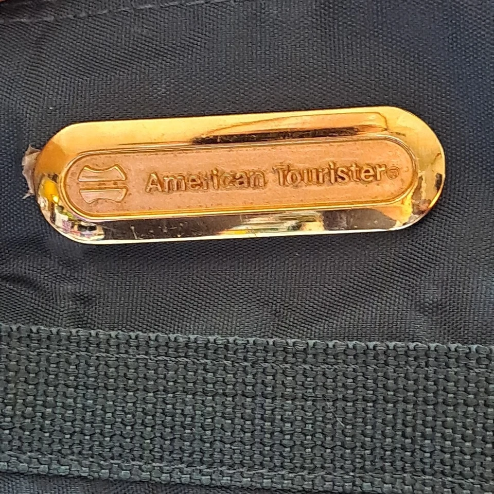 Bolsa de Lona de Colección American Tourister Azul Equipaje de Fin de Semana 16" X 8" Foto 2 de 4