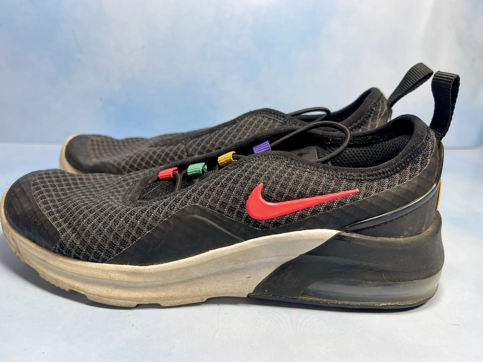 Scarpe sneakers Nike Air Max Motion 2 slip on AQ2743 009 nere bambino bambino taglia 1 anno