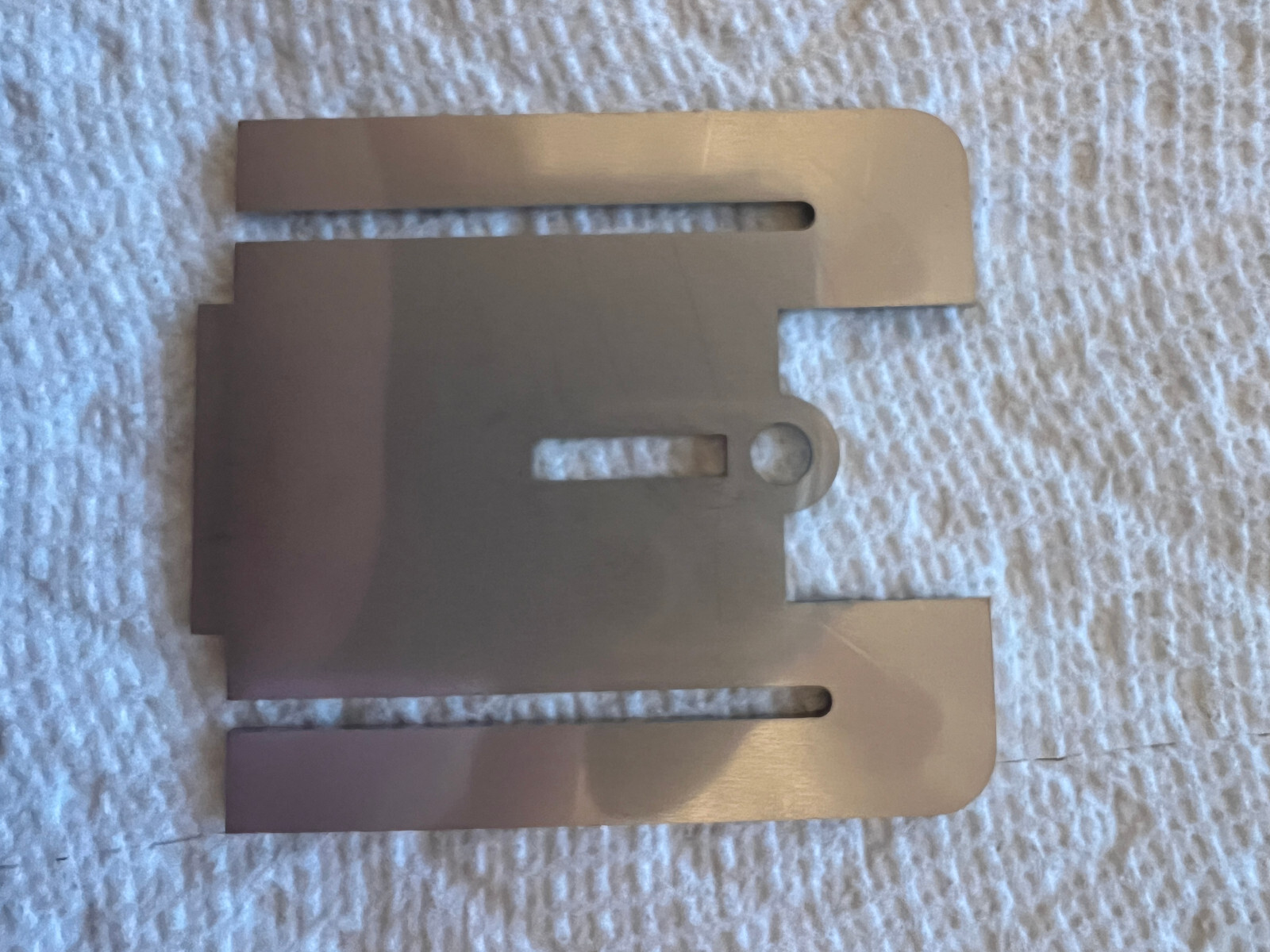 ESR Stainless Steel Drag Slot Car Chassis Medium Nose Only 1/24