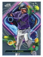 2023 Topps Cosmic Chrome C.J. Cron Colorado Rockies #110