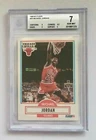 Michael Jordan Insert 1990 Fleer Basketball Card #26 BGS 7 Near Mint