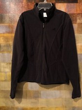 ADIDAS Women's Dark Gray "Clima-Warm" Fleece Zip-Up Jacket Sz M 8-10