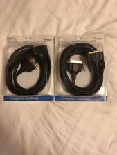 Lot Of 2 RadioShack 26-711 DB25 Centronics M-M IEE 1284 Printer Cable 12ft NIP  