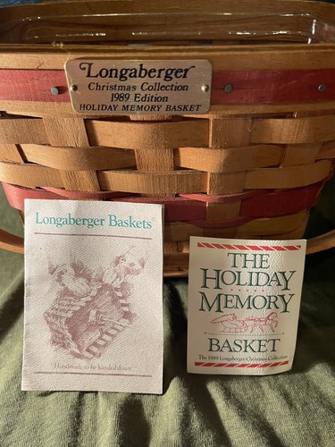 1989 EDITION - Longaberger Christmas Holiday Memory Basket -Christmas Collection - Picture 7 of 10