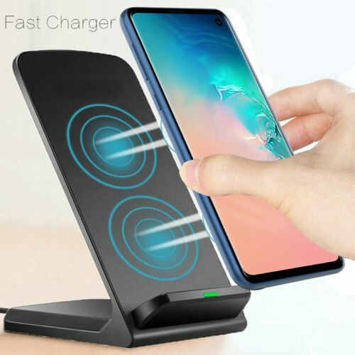 Rapide Chargeur Sans Fil Induction Charge pour Samsung S23 S22 iPhone 14 13 12 - Photo 1/11