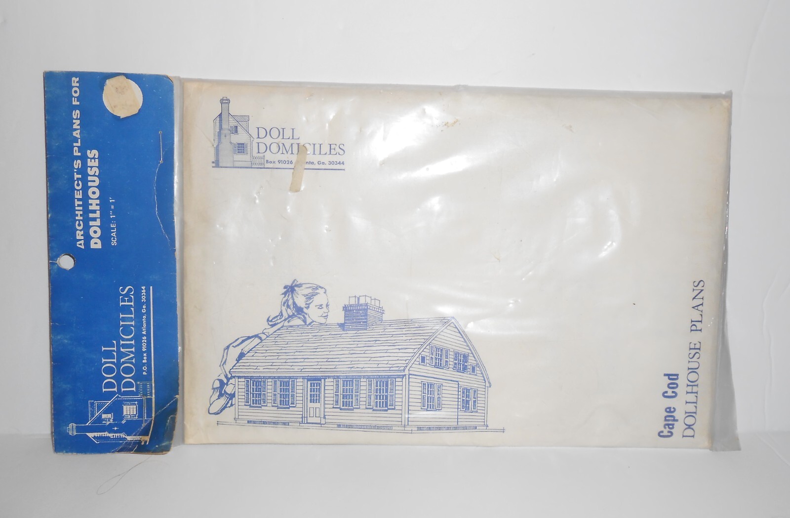Vintage 1975 Doll Domiciles CAPE COD Dollhouse Plans eBay