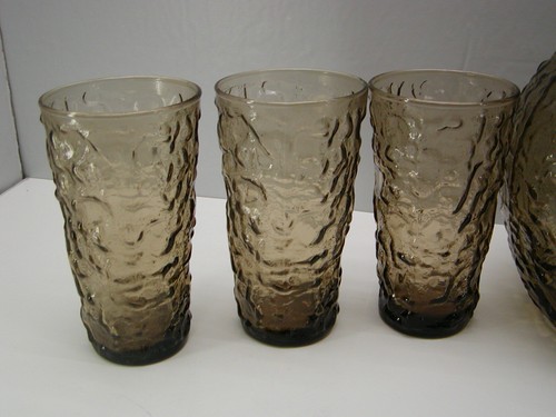 SET RINFRESCO 7 PEZZI VINTAGE NOS ANCHOR HOCKING LIDO - Foto 4 di 12