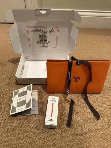 Hermes Rouge Lip Care Balm New In Box ( And Perfume Sample)