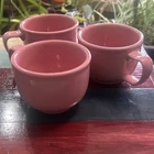 Homer Laughlin  Jumbo Mug  18 oz Ceramic Soup Mug (3) Pink