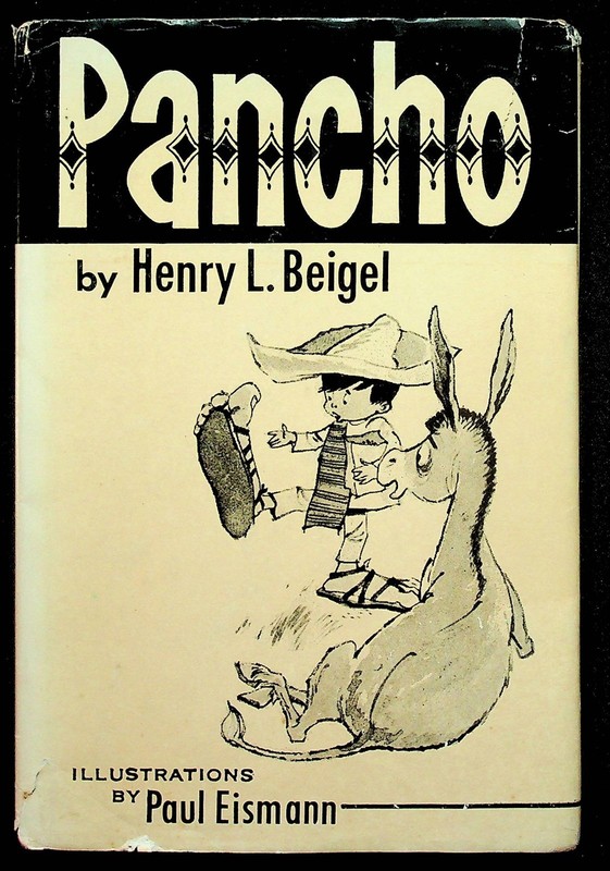 Pancho Donkey Henry Beigel HCDJ Signed Book Paul Eismann Art 1961 1st Edition
