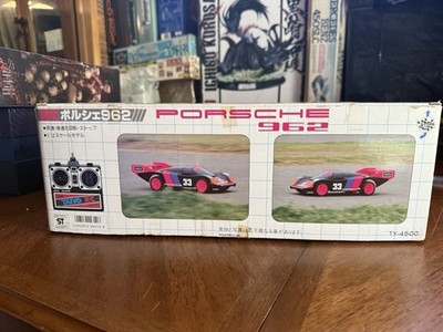 【激レア・動作品】TAIYO R/C ポルシェ962 1/12スケールモデル Taiyo Vintage RC Porsche 962 Silver 1/12 80s Rare Japan In Stock