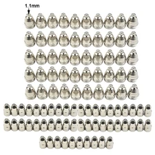 100pcs P80-Plasma Electrode Tip Nozzle 1.1mm Cutter Torch For Air Plasma Cutting