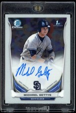 2014 1st Bowman Chrome Draft  Michael Gettys Base Auto Card #BCA-MG