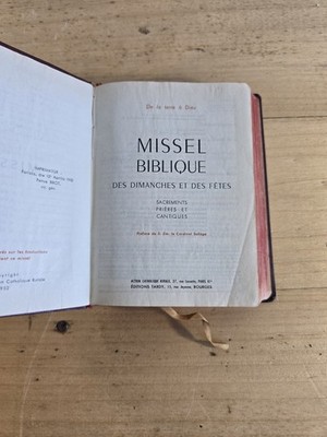 missale biblique ED tardy Vorwort Kardinal Saliege 1951