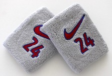Nike Wristbands Baseball MLB #24 Cody Bellinger Wolf Grey/Sport Red