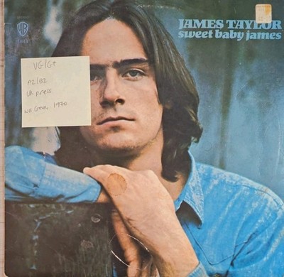 James Taylor Sweet Baby James Vinyl Record VG/G+ WB 1843 1970