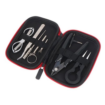 Vape Tool Kit Ceramic Tweezers Pliers Wire Vape Band Coil Jig Cotton DIY Too _wo