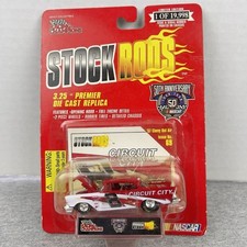 Stock Rods 3.25 Diecast Replica 57 Chevy Bel Air 8 Hut Strucklin Circuit 1995 Stock Rods 3.25 Diecast Replica 57 Chevy Bel Air 8 Hut Strucklin Circuit 1995