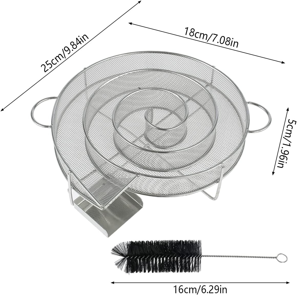 Cold Smoke Generator for BBQ Grill or Smoker Wood Dust Hot and Cold Smoking Salm